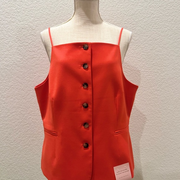Alex Marie Tops - ALEX MARIE Women’s Orange Button-Down , Top. Size 16